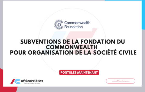 Commonwealth Foundation Grants 2026 pour organisation de la société civile