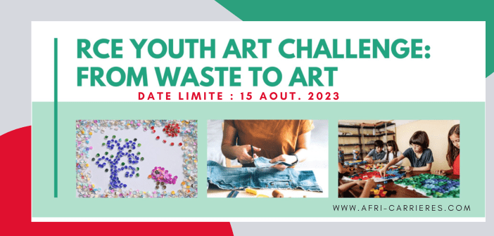 Concours d'art pour les jeunes éco-artistes RCE 2023 : Du déchet à l'art
