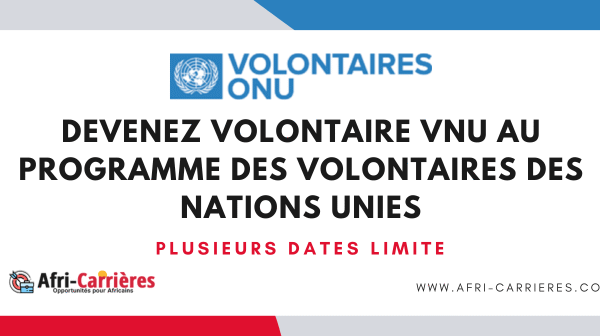 Devenez volontaire VNU au Programme des Volontaires des Nations Unies 1