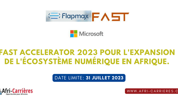 FAST Accelerator 2023 pour lexpansion de lecosysteme numerique en Afrique 1