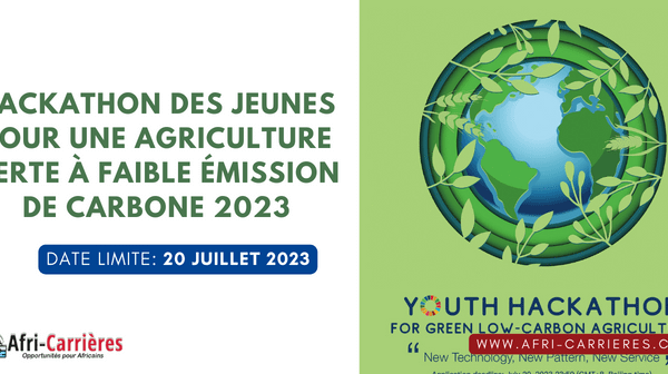 Hackathon des jeunes pour une agriculture verte a faible emission de carbone 2023 1