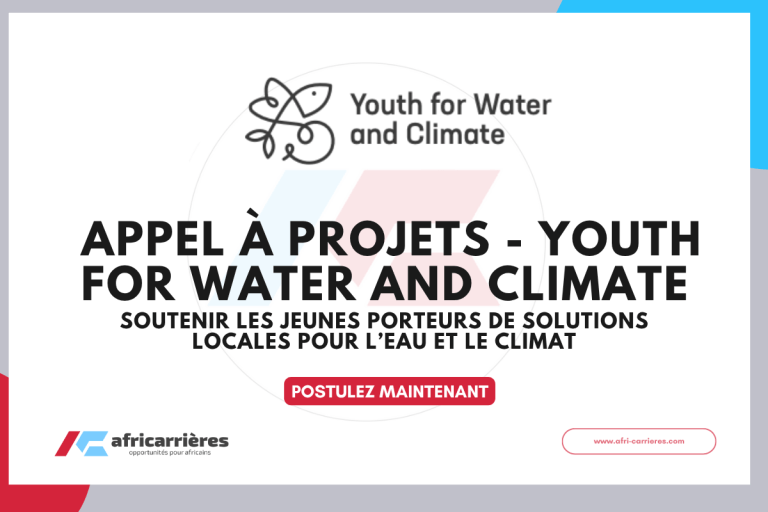 Appel à projets - Youth for Water and Climate 2025 6 Appel à projets - Youth for Water and Climate 2025