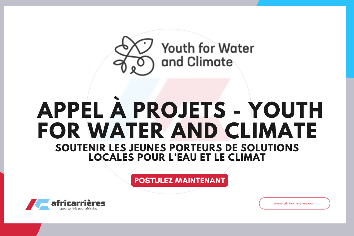  Appel à projets - Youth for Water and Climate 2025