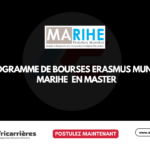 Programme de Bourses Erasmus Mundus MARIHE 2027 en Master 2 Programme de Bourses Erasmus Mundus MARIHE 2027 en Master