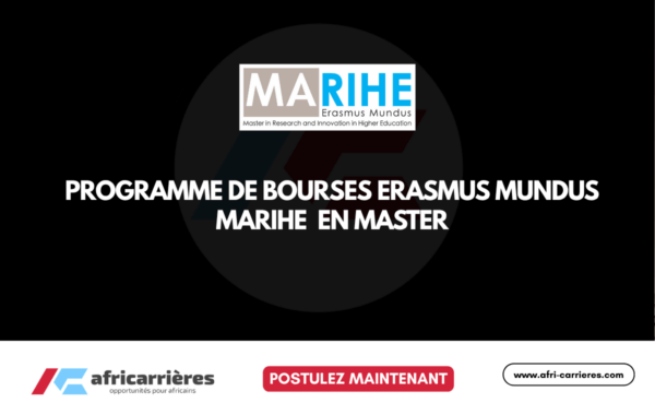 Programme de Bourses Erasmus Mundus MARIHE 2027 en Master