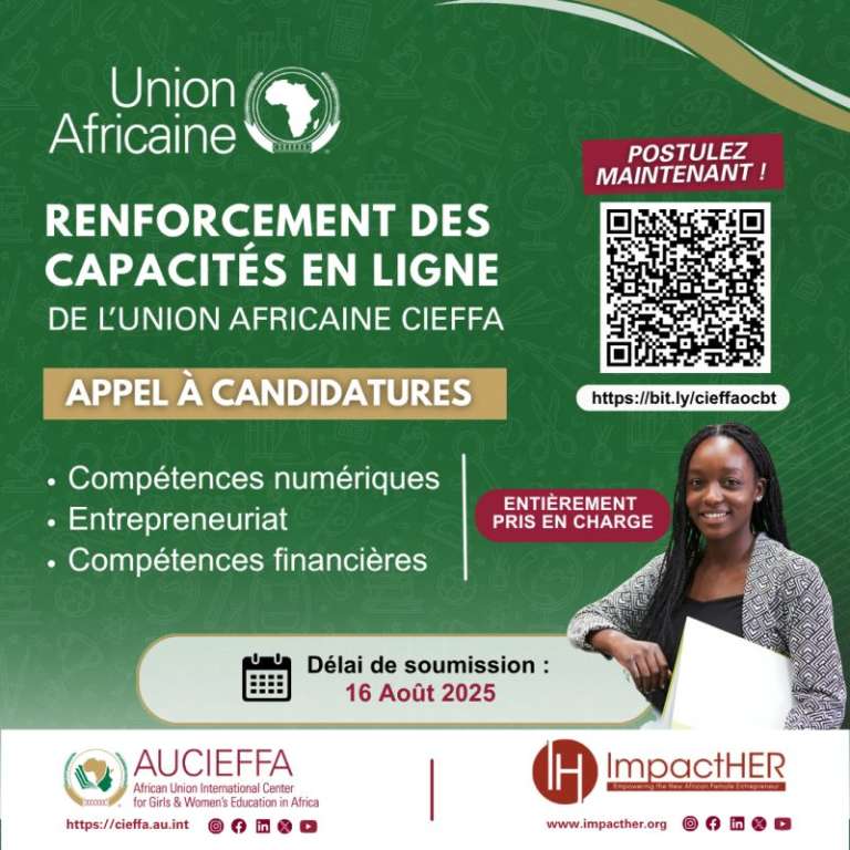 Programme de Formation en Ligne CIEFFA UA 2025 pour femmes