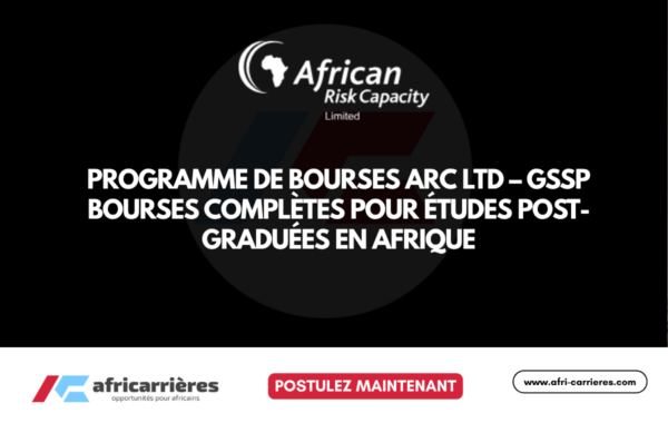 GSSP Scholarship Programme 2026 Bourses complètes pour études post-graduées en Afrique