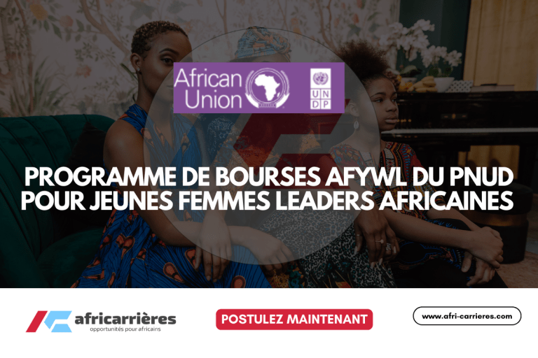 Bourses du PNUD pour jeunes femmes leaders africaines de l'AfYWL 2025