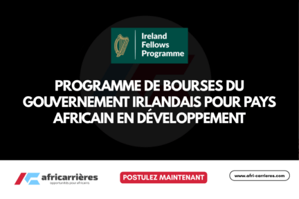 Programme de bourses Ireland Fellows Programme 2027/2028