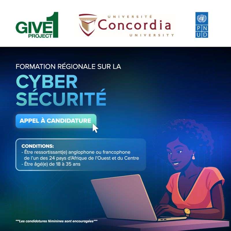 Programme de formation en Cybersécurité 2025 de Give1Project