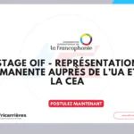 Stage à l’Organisation internationale de la Francophonie à Addis-Abeba