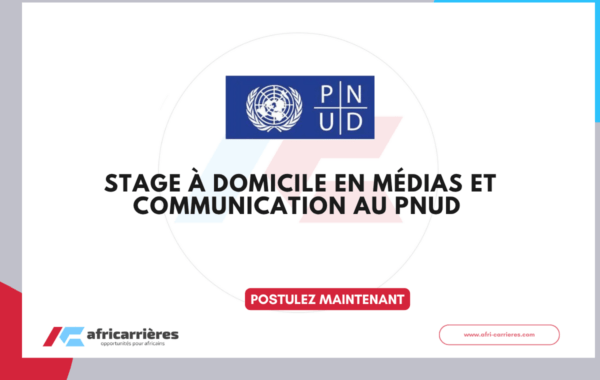 stage en médias et communication au PNUD 2026