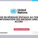 Stage en réseaux sociaux au Centre d’information des Nations Unies à Accra 2026