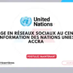 Stage en réseaux sociaux au Centre d’information des Nations Unies à Accra 2026