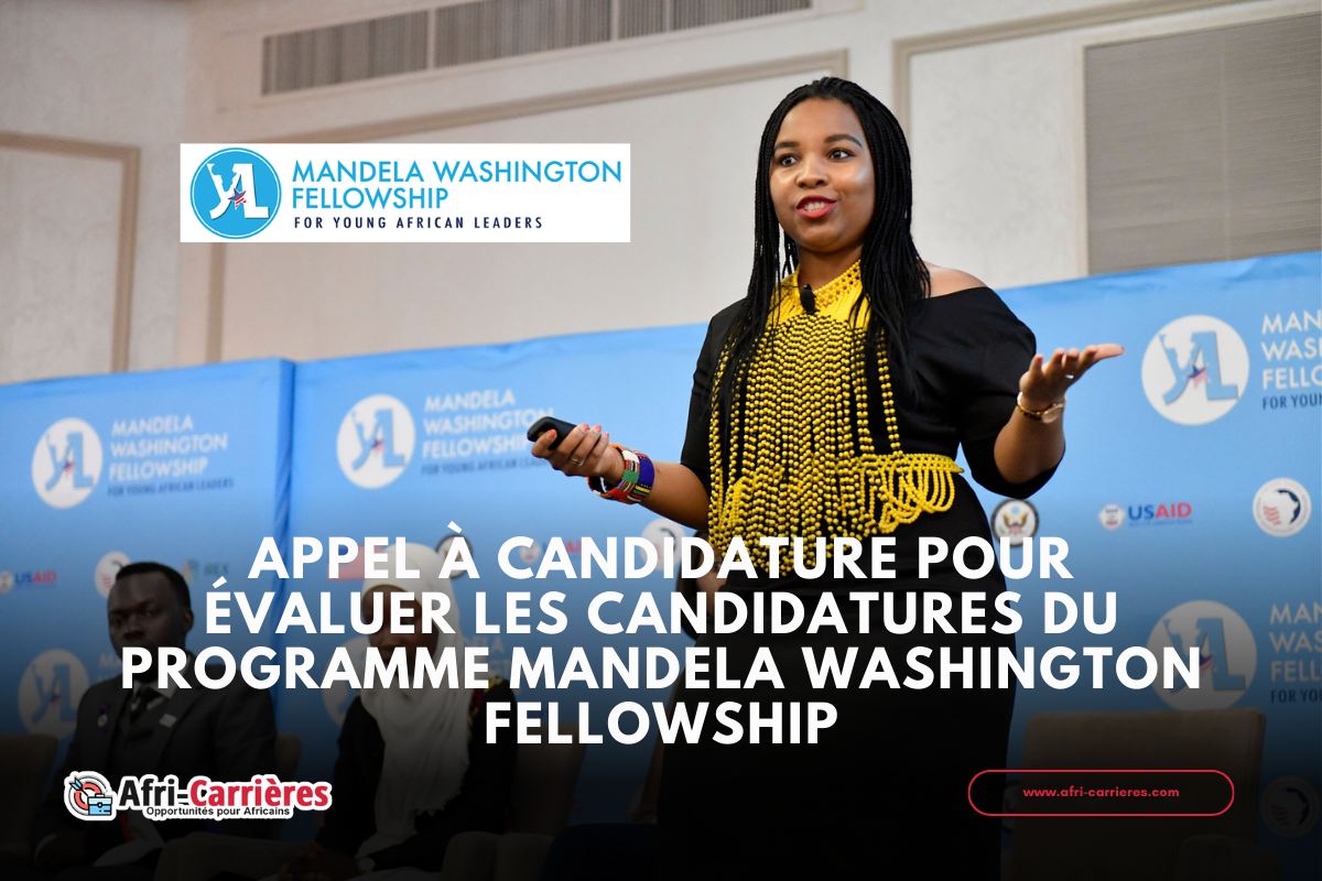 Devenez des évaluateurs et candidatez pour le programme Mandela Washington Fellowship