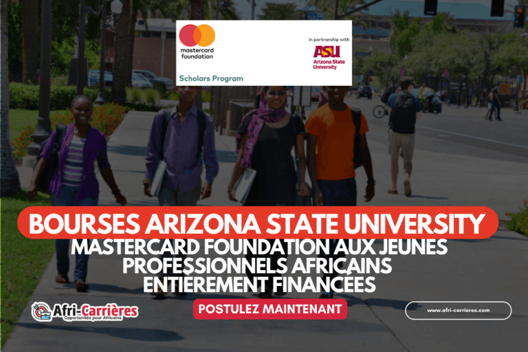 160 Bourses d'études de Arizona State University 2025 pour jeunes professionnels africains - entièrement financées 6 Programme de bourses ASU Mastercard Foundation