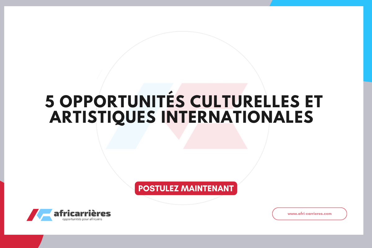 5 opportunités artistiques internationales
