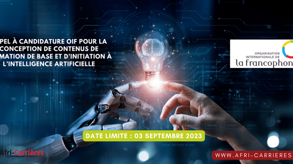 Appel a candidature OIF pour la conception de contenus de formation de base et dinitiation a lIntelligence Artificielle 1