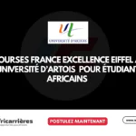 Bourses France Excellence Eiffel à l’Université d’Artois 2027-2028 pour étudiants africains