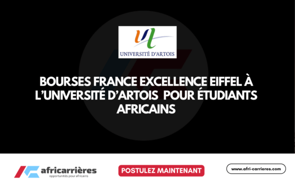 bourses Eiffel université d'artois 2027-2028 en France pour étudiants étrangers