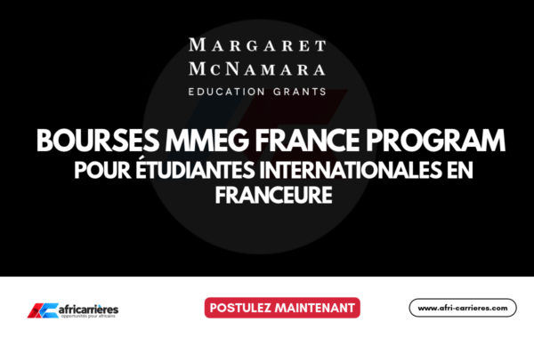 Bourses MMEG France Program 2026 pour étudiantes internationales en Franceure