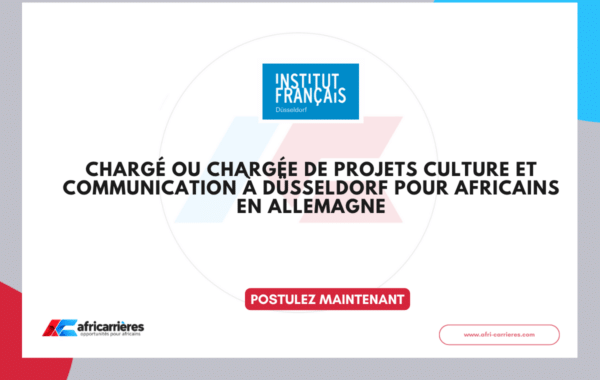 Chargé de projets culture et communication 2026 en Allemagne