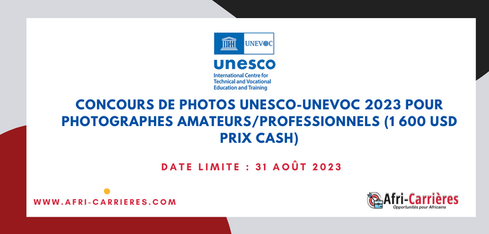 Concours de photos UNESCO-UNEVOC 2023 pour photographes amateurs/professionnels (1 600 USD prix cash)