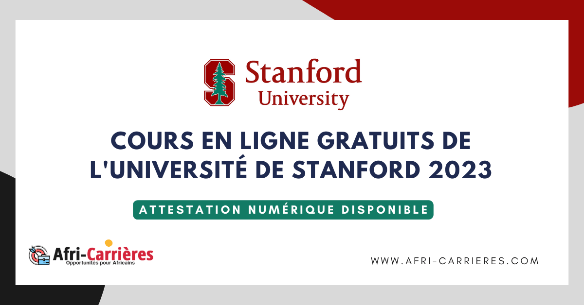 Cours en ligne gratuits Stanford