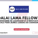 Dalai Lama Fellows 2027 : programme de leadership et d’innovation sociale pour jeunes leaders du changement