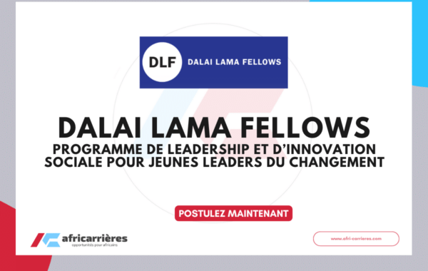 Dalai Lama Fellowship Programme 2027 pour jeunes leaders du changement