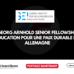 Allemagne : Bourse Georg Arnhold Senior Fellowship 2028 – Éducation pour une paix durable