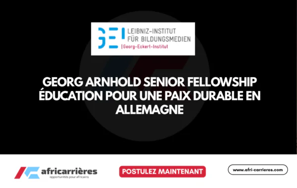Georg Arnhold Senior Fellowship 2028 – Éducation pour une paix durable en Allemagne