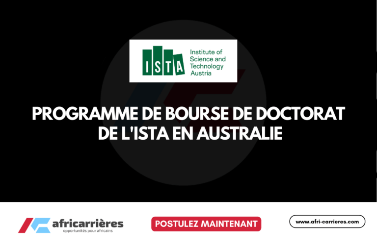 Programme de Bourse de doctorat ISTA en 2026 Australie