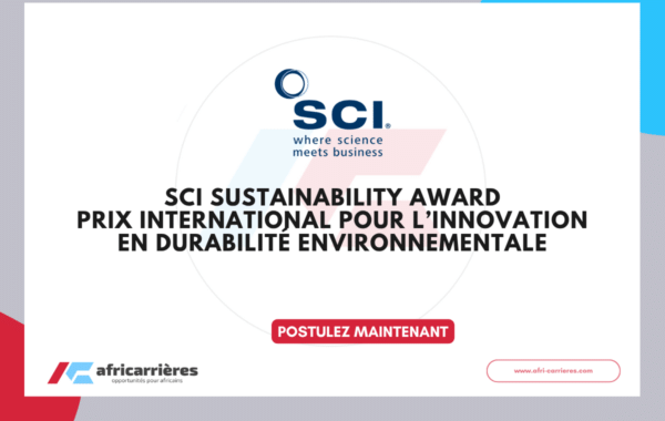 SCI Sustainability Award 2026 – Prix international pour l’innovation en durabilité environnementale