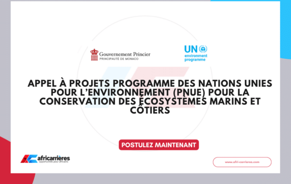 UNEP Small Grants Programme 2026 pour la conservation des écosystèmes marins et côtiers