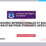 Admissions internationales et bourses au Pakistan pour étudiants africains 2027