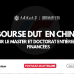 Bourse Dalian University of Technology (DUT) 2027 : master et doctorat financés en Chine