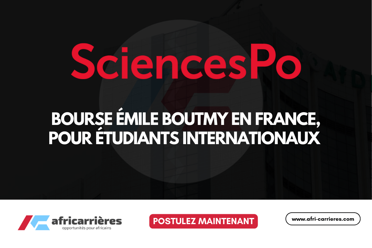 Bourse Émile Boutmy de Sciences Po en France, pour étudiants internationaux 2026-2027