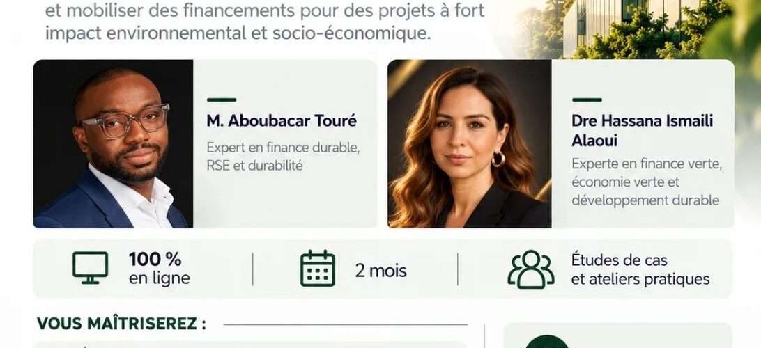Certificat exécutif en Structuration et Financement de Projets verts en Afrique