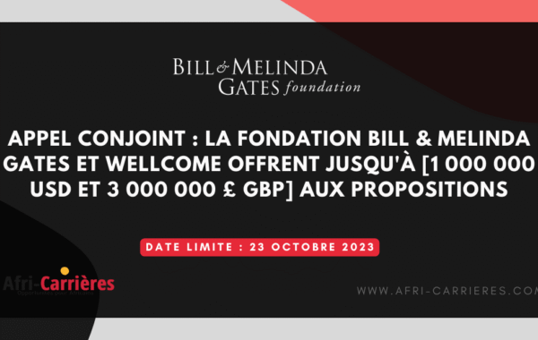 Fondation Bill Melinda Gates et Wellcome 1 1