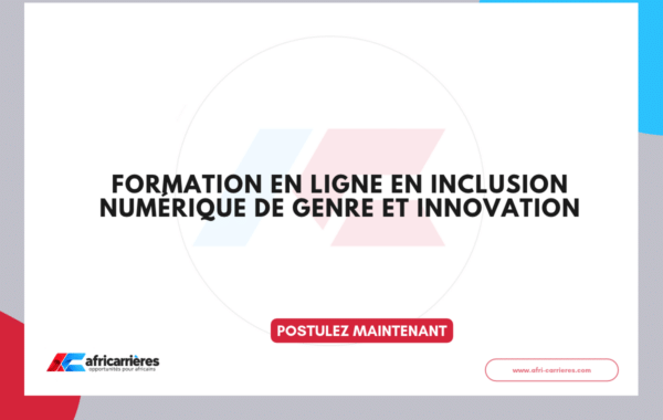 Formation en ligne en inclusion numérique de genre et innovation