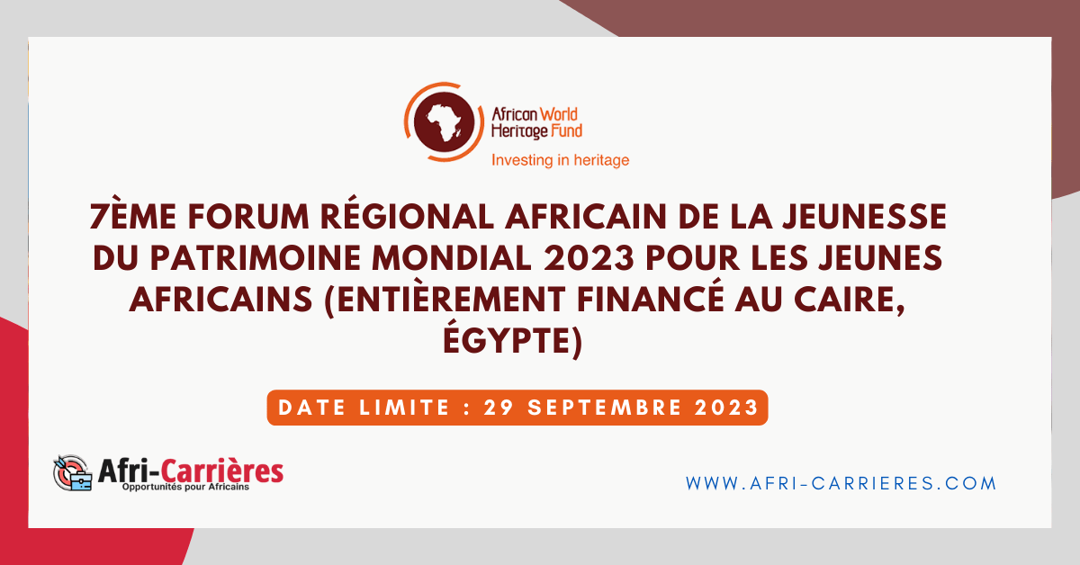 Forum des jeunes africains sur le patrimoine mondial