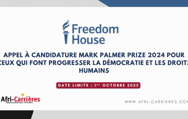 Mark Palmer Prize 1