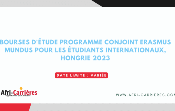 Programme conjoint Erasmus Mundus 1
