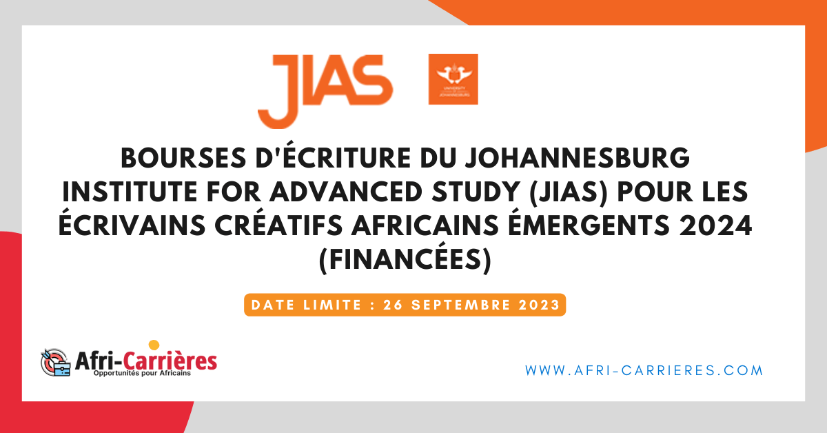 Bourses d'écriture JIAS