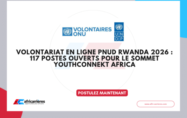 Volontariat en ligne PNUD Rwanda 2026
