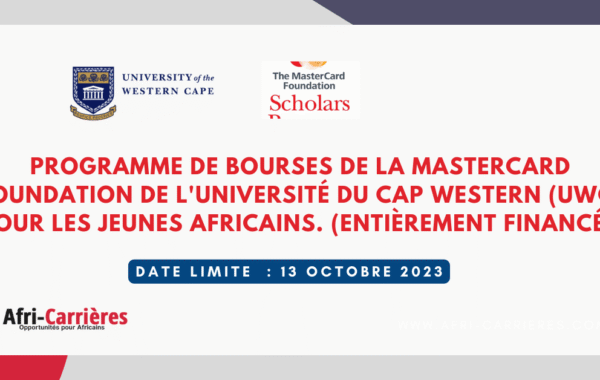 bourses de la Mastercard Foundation 1