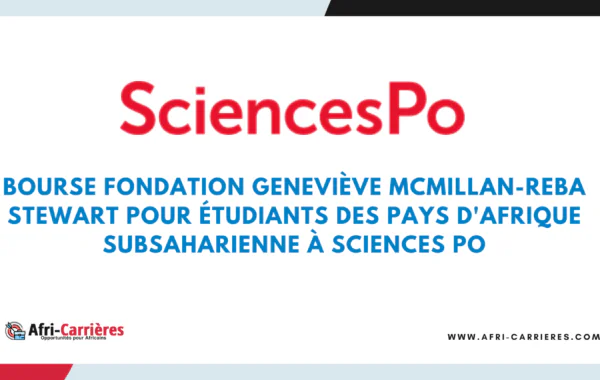 BOURSE FONDATION GENEVIEVE MCMILLAN REBA STEWART