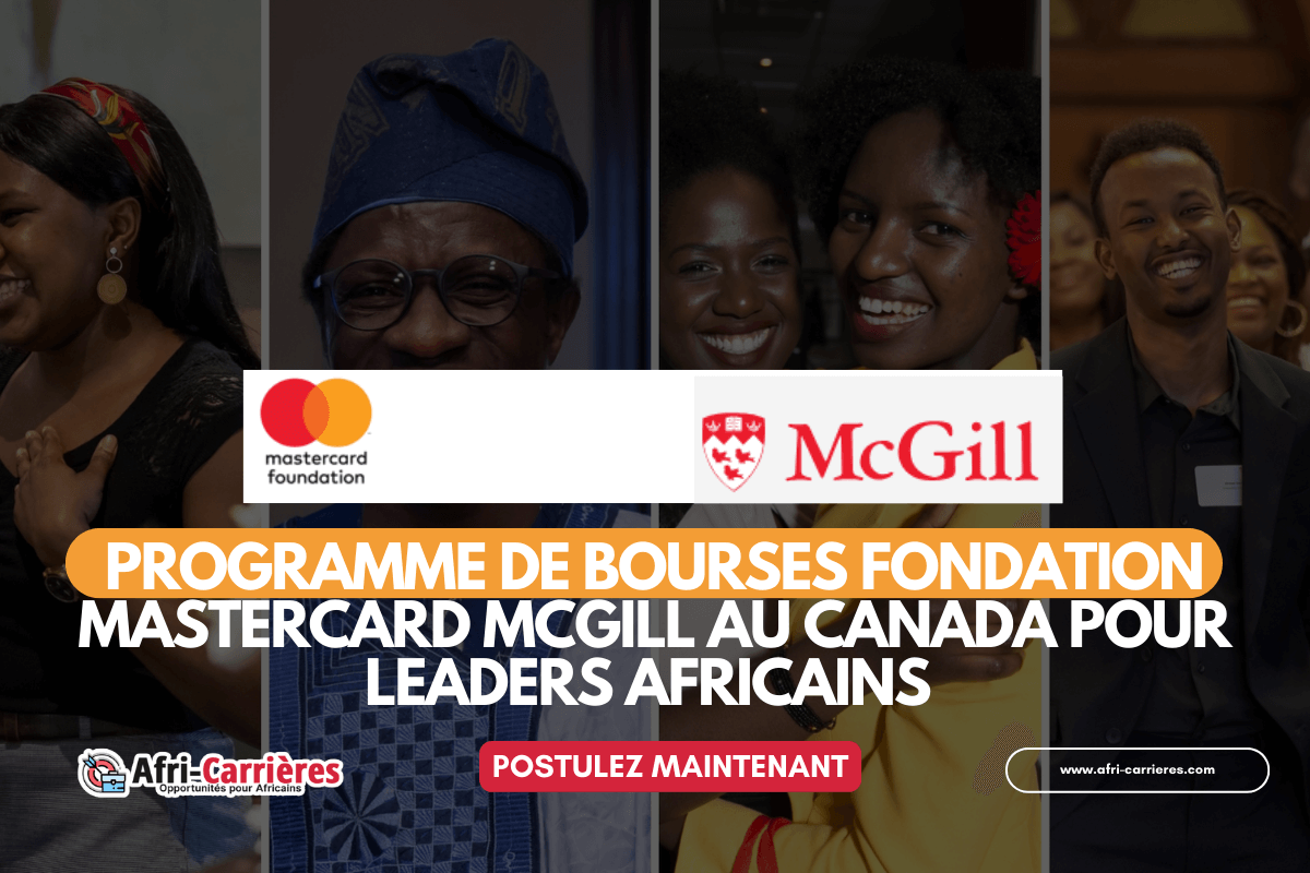 Programme de bourses Fondation Mastercard McGill