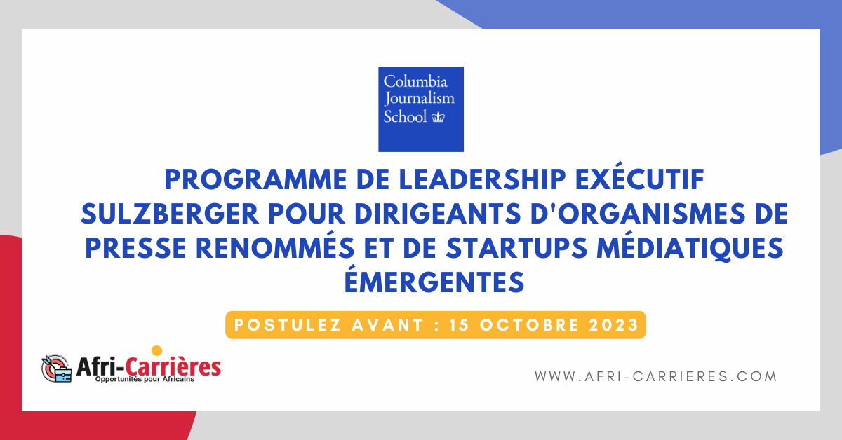 Programme de leadership exécutif Sulzberger